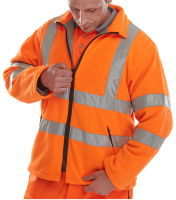 High Visibility Orange Carnoustie Interactive Fleece